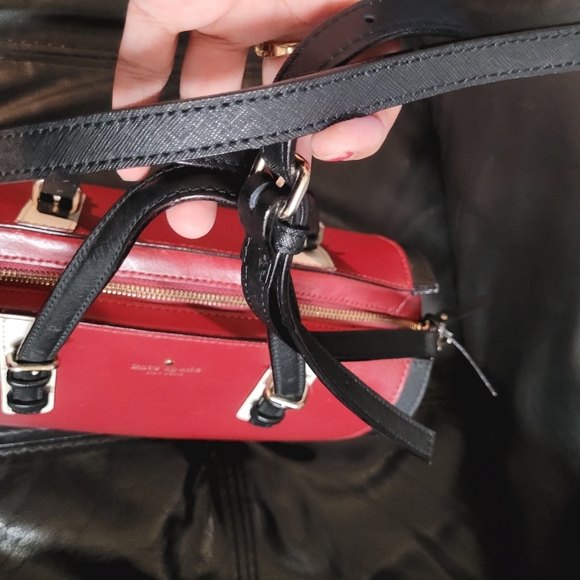 Kate spade Bag.. cherry and black color . In like new condition. NO Call outs - Picture 13 of 14